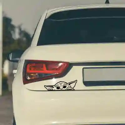 Sticker auto - Baby Yoda