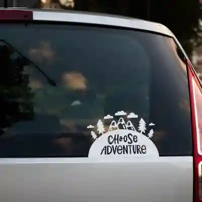 Sticker auto - Choose Adventure