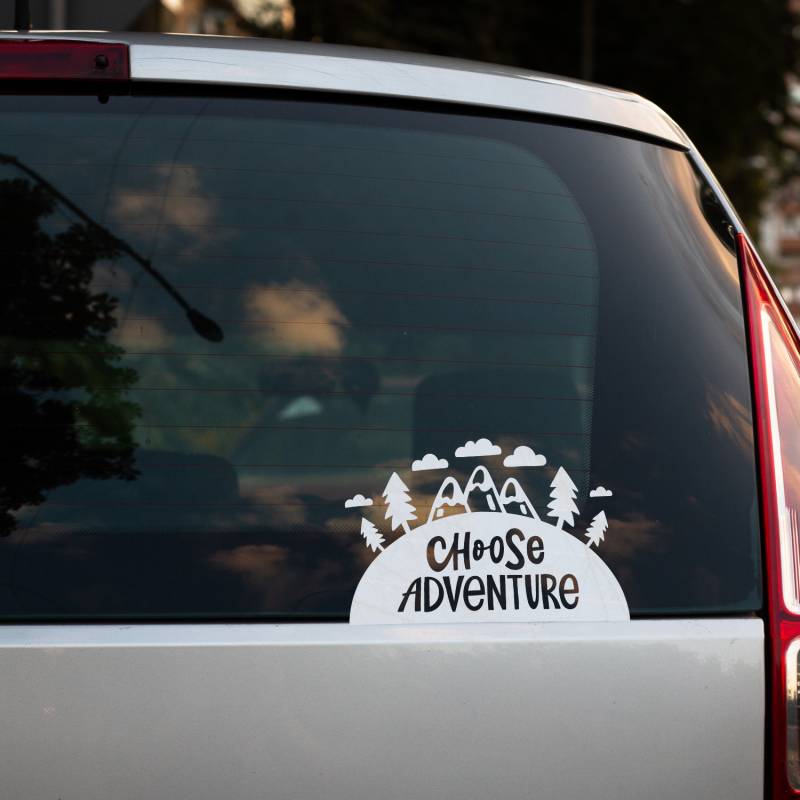 Sticker auto - Choose Adventure