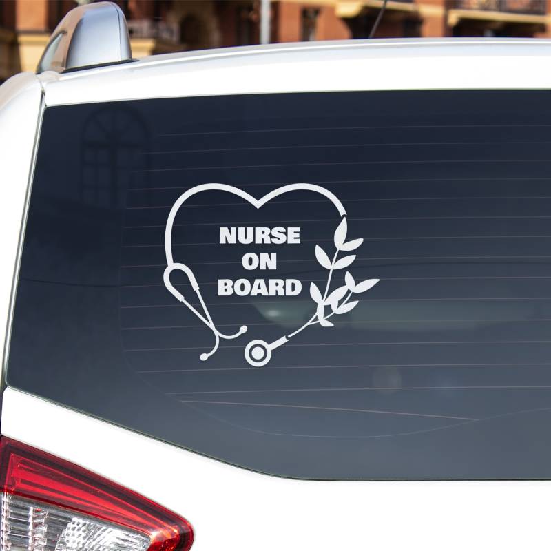 Sticker auto - Nurse on board