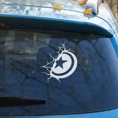 Sticker auto - Capitan America
