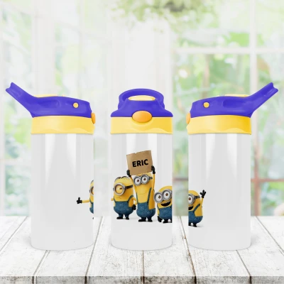 Sticluta pentru bebelusi personalizate - Minionii