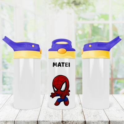 Sticluta pentru bebelusi personalizate - Spiderman