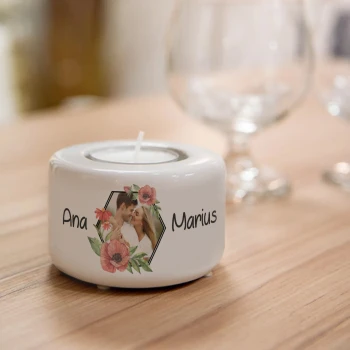 Suport pentru lumânări din ceramică