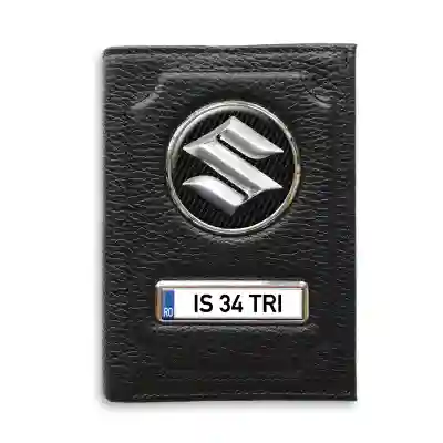 Portofel cu compartiment pentru bani Suzuki Silver