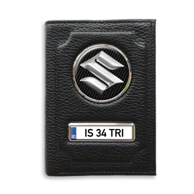 Portofel cu compartiment pentru bani Suzuki Silver