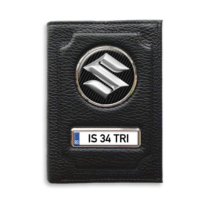 Portofel cu compartiment pentru bani Suzuki Silver