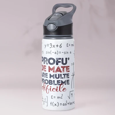 Sticla personalizata din aluminiu 650ml - Profu de mate