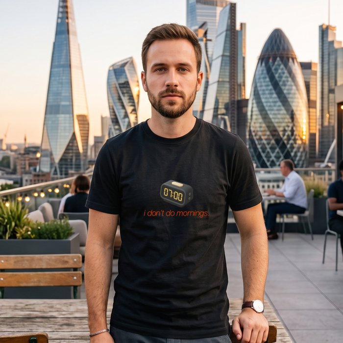 Tricou Personalizat pentru Barbati - I don't do mornings