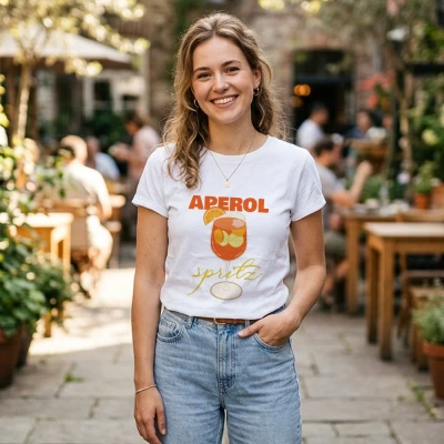 Tricou Personalizat pentru Femei - Aperol Spritz