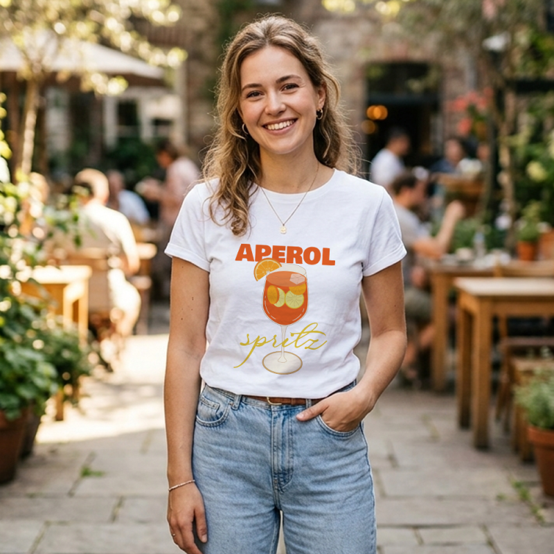 Tricou Personalizat pentru Femei - Aperol Spritz