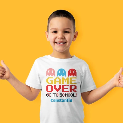 Tricou personalizat pentru copii - Game over