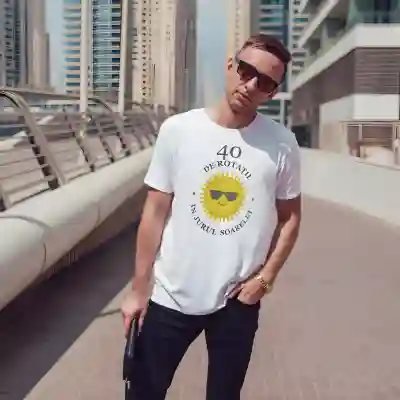 Tricou pentru barbati personalizat - Rotatii in jurul soarelui