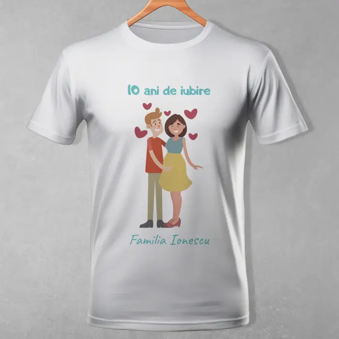 Tricou dama personalizat - Ani de iubire