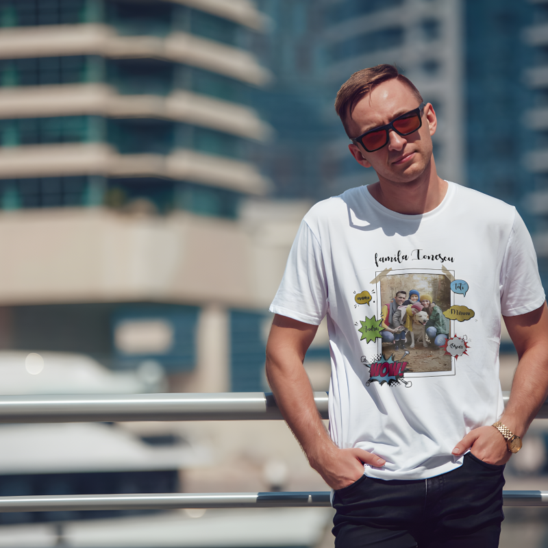 Tricou pentru barbati personalizat - Family dog Tricou pentru barbati personalizat - Family dog