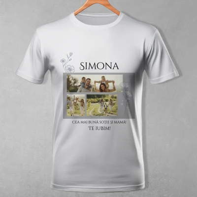 Tricou Personalizat pentru Femei - Cea mai buna sotie si mama