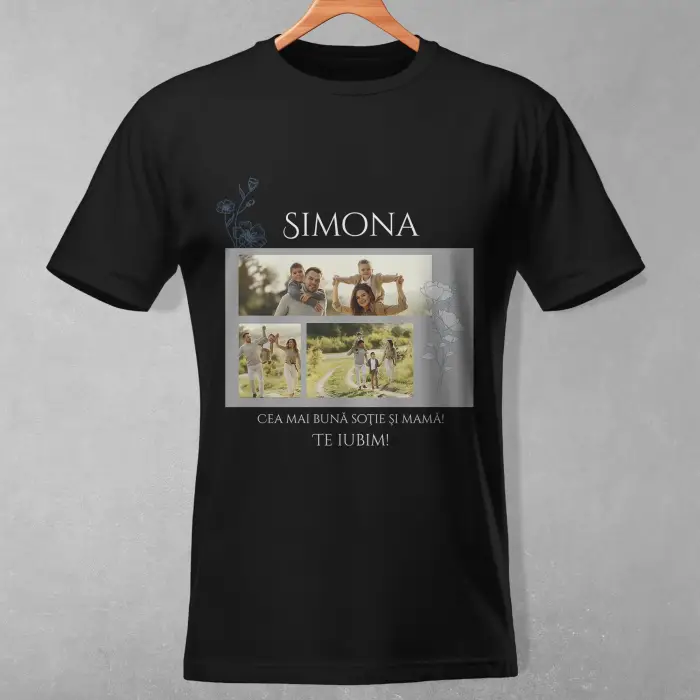 Tricou personalizat - Cea mai buna sotie si mama