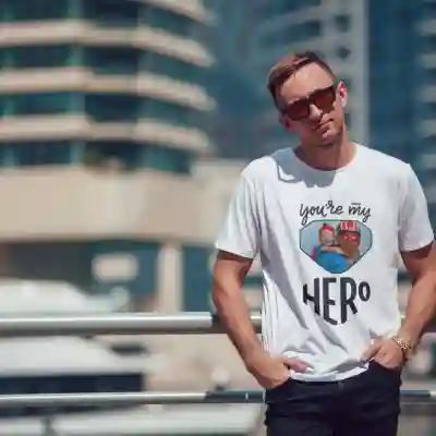 Tricou pentru barbati personalizat - You're my hero