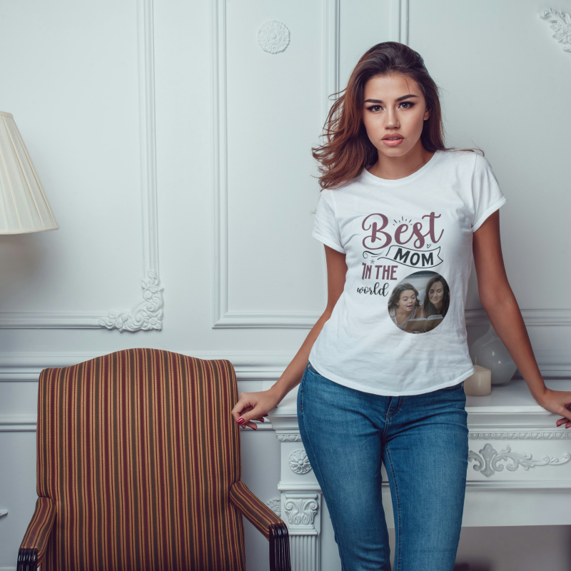 Tricou Personalizat pentru Femei - Best mom in the world