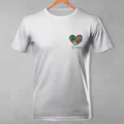 Tricou personalizat - Colorful Heart