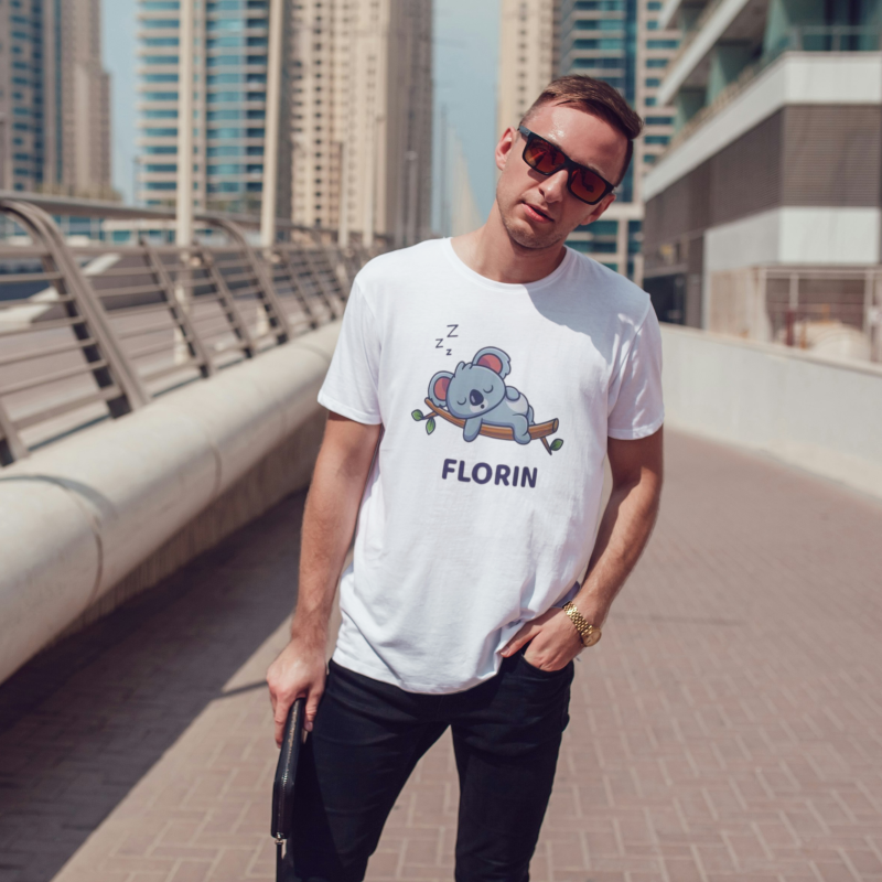 Tricou pentru barbati personalizat - Koala Tricou pentru barbati personalizat - Koala