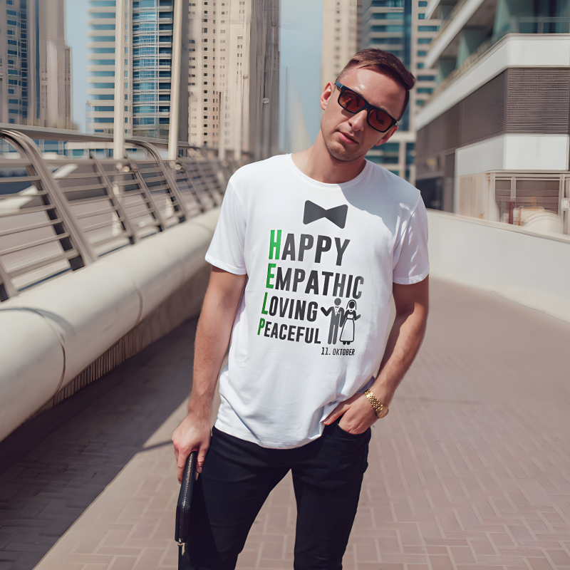 Tricou personalizat pentru petrecerea burlacilor - Help