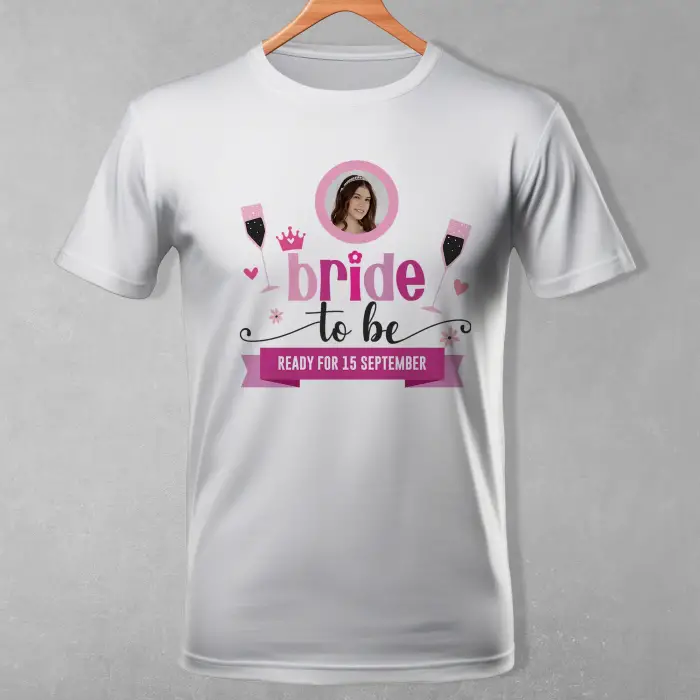 Tricou personalizat pentru petrecerea burlacitelor - Bride to be