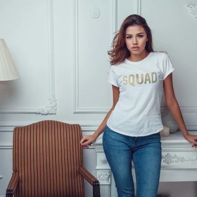 Tricou personalizat pentru petrecerea burlacitelor - Squad