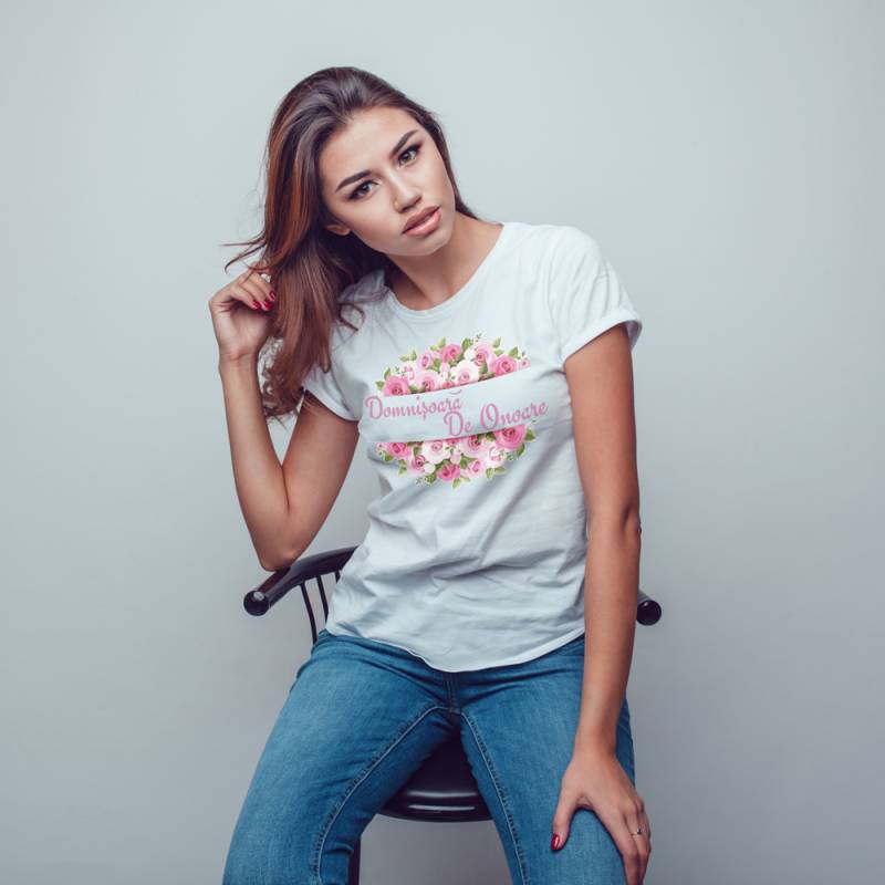Tricou pentru burlacite personalizat - Domnisoara de onoare