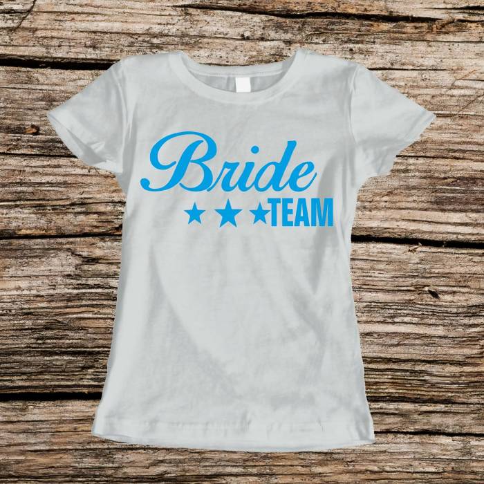 Tricou pentru burlacite personalizat - Bride Team