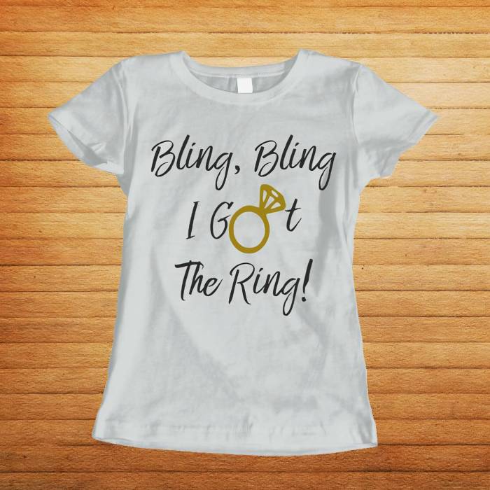 Tricou personalizat pentru petrecerea burlacitelor - I got the ring