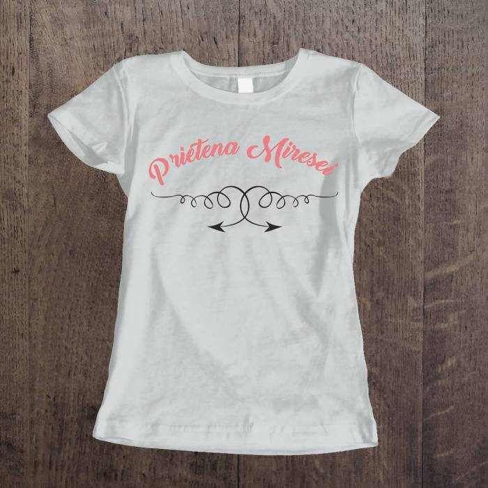 Tricou personalizat pentru petrecerea burlacitelor - Prietena miresei