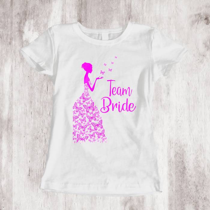 Tricou personalizat pentru petrecerea burlacitelor - The bride