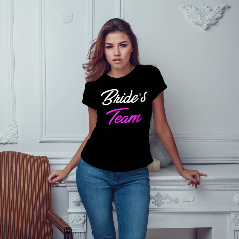 Tricou pentru burlacite personalizat - Bride's team