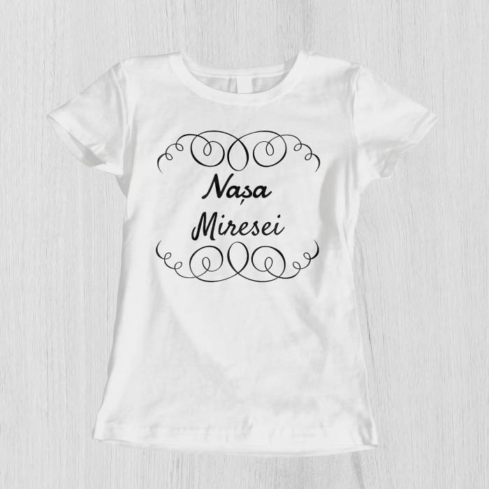 Tricou personalizat pentru petrecerea burlacitelor - Nasa miresei Tricou personalizat pentru petrecerea burlacitelor - Nasa miresei