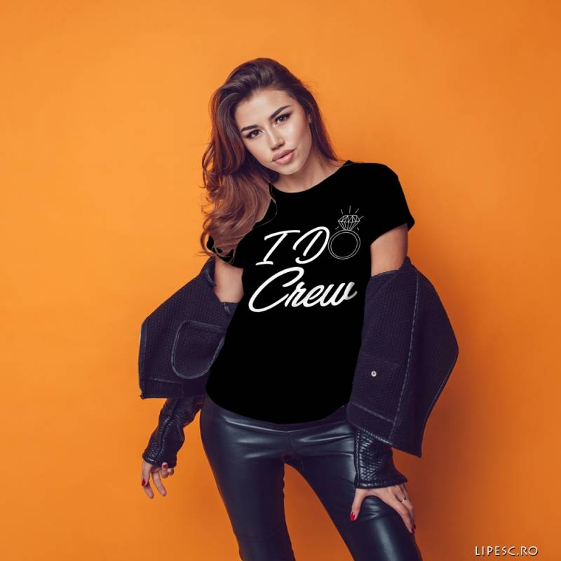 Tricou pentru burlacite personalizat - I do crew
