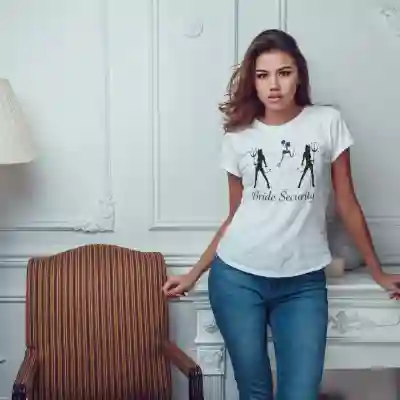 Tricou pentru burlacite personalizat - Bride Security