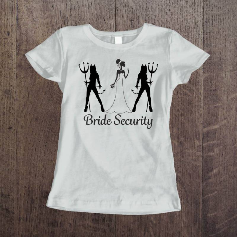Tricou pentru burlacite personalizat - Bride Security
