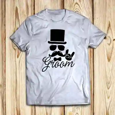 Tricou personalizat pentru petrecerea burlacilor - Groom