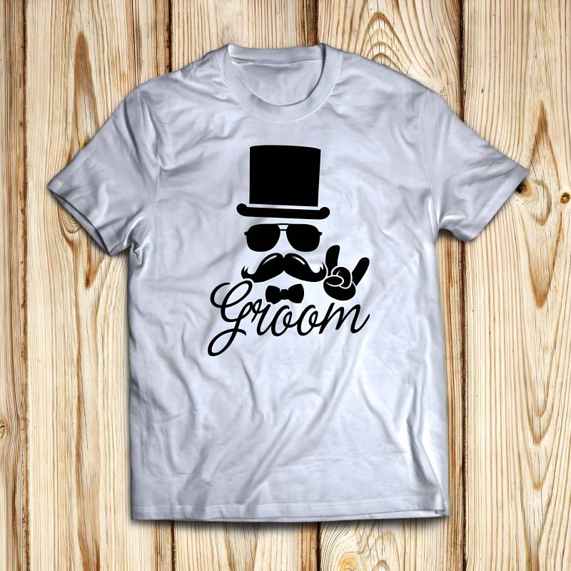 Tricou personalizat pentru petrecerea burlacilor - Groom