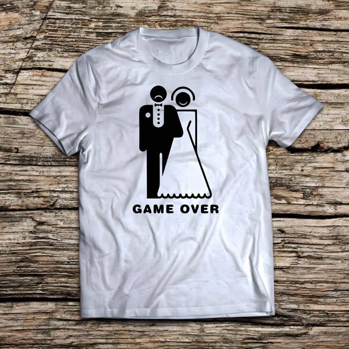 Tricou personalizat pentru petrecerea burlacilor - Game over