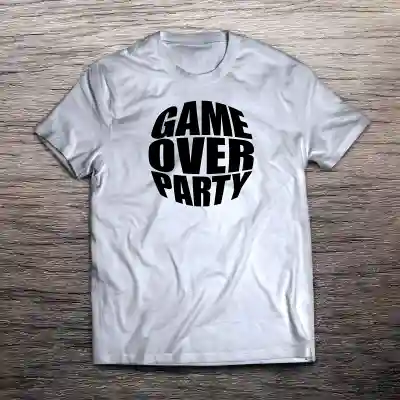 Tricou personalizat pentru petrecerea burlacilor - Game Over Party