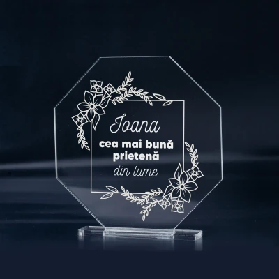 Trofeu personalizat - Cea mai buna prietena
