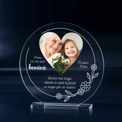 Trofeu personalizat - Cea mai buna bunica