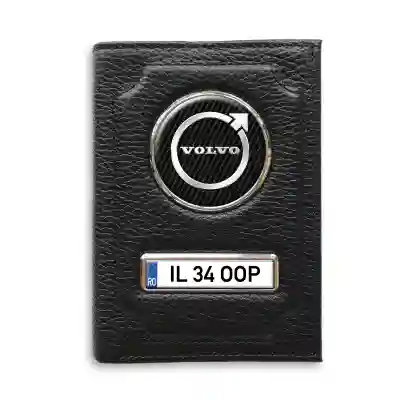 Portofel cu compartiment pentru bani Volvo Silver