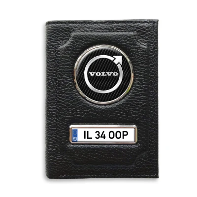 Portofel cu compartiment pentru bani Volvo Silver