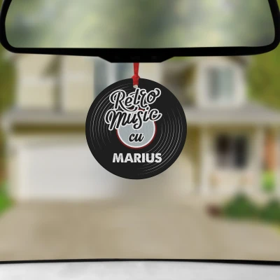 Odorizant auto personalizat - Retro Music