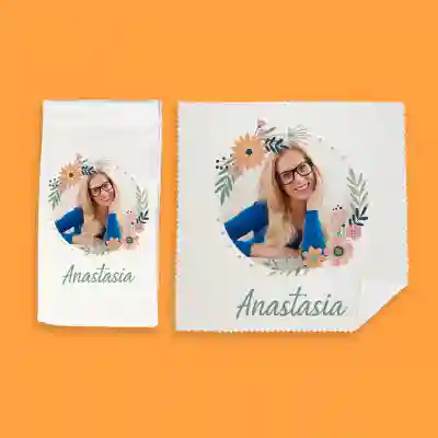 Set Personalizat pentru Ochelari – Poză și Nume