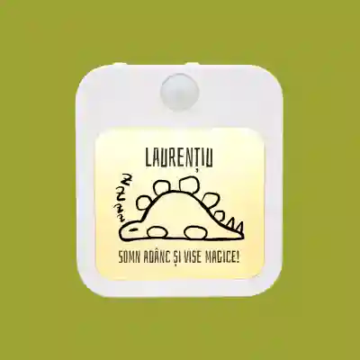 Lampă veghe personalizată - Dinozaur