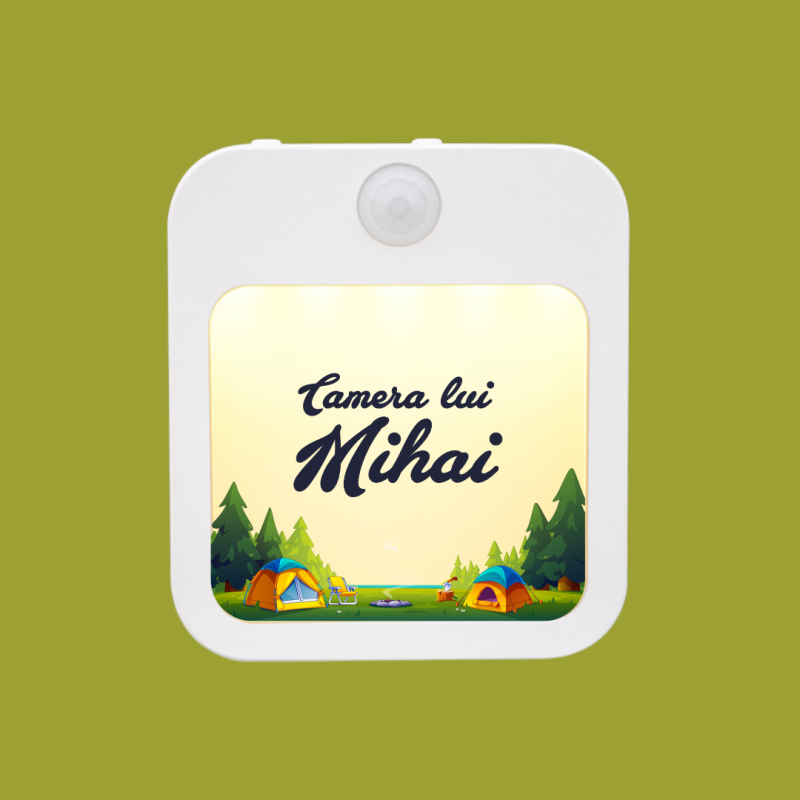 Lampă veghe personalizată - Pădure